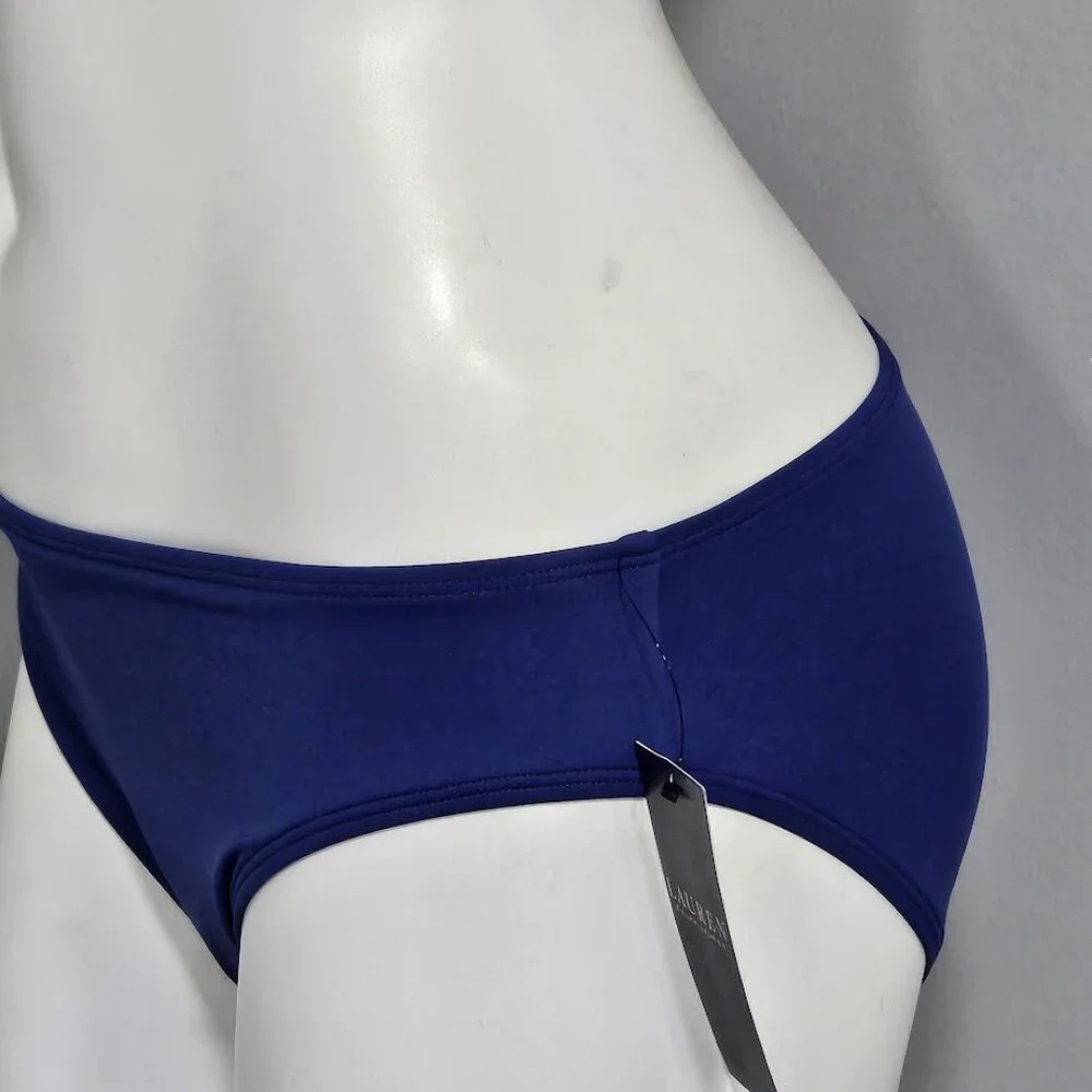 Lauren Ralph Lauren Solid Hipster Swim Bottom - Picture 3 of 9